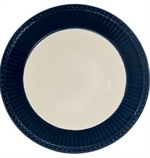 Alice dark blue plate fra GreenGate - Tinashjem